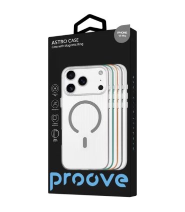 Proove Astro Case Magnetic Ring iPhone 17 Pro Gray