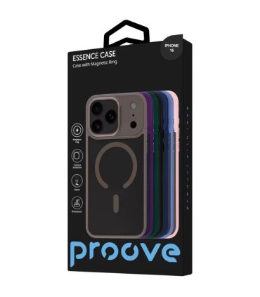 Proove Essence Case Magnetic Ring iPhone 16 Black