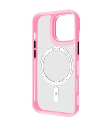 Proove Clear Essence Case Magnetic Ring iPhone 16 Pro Pink Sand