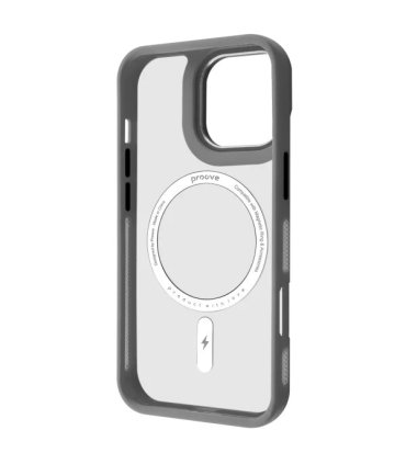 Proove Clear Essence Case Magnetic Ring iPhone 16 Pro Gray