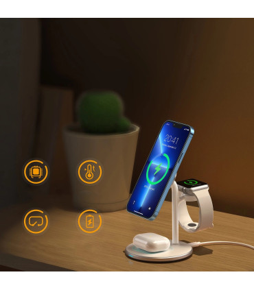 Choetech T585-F 3w1 Magnetyczna ładowarka bezprzewodowa