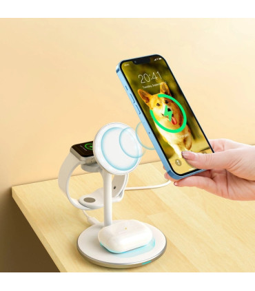 Choetech T585-F 3w1 Magnetyczna ładowarka bezprzewodowa