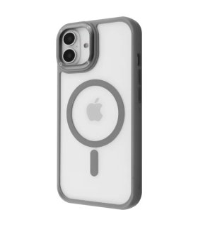 Proove Clear Essence Case Magnetic Ring iPhone 16 Gray