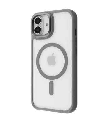 Proove Clear Essence Case Magnetic Ring iPhone 16 Gray