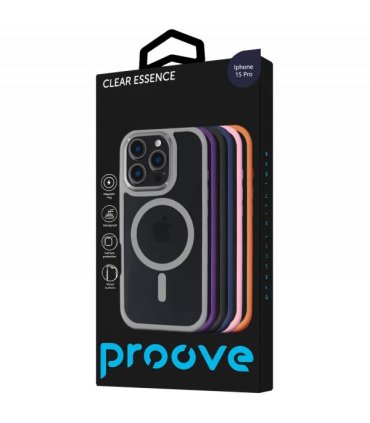 Proove Clear Essence Case Magnetic Ring iPhone 15 Pro Midnight Blue