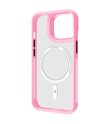 Proove Clear Essence Case Magnetic Ring iPhone 12 / 12 Pro Pink Sand