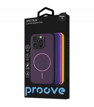 Proove Spectrum Case Magnetic Ring iPhone 16 Pro Deep Black