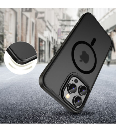 Etui MagSafe Przezroczyste iPhone 16 Pro Max – Magnetyczna Ochrona