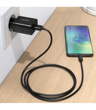 Ładowarka USB-A 18W Czarna Choetech – Szybkie Ładowanie