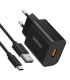Ładowarka USB-A 18W Czarna Choetech – Szybkie Ładowanie