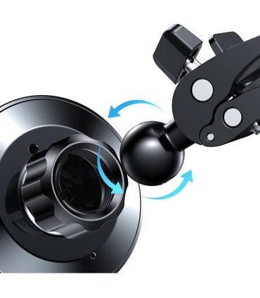 Joyroom JR-ZS240 Magnetyczny Uchwyt Samochodowy z Ładowarką Qi 15W – Kompatybilny z MagSafe