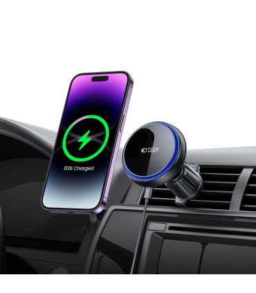 Uchwyt MagSafe Czarny na Deskę Rozdzielczą – Stabilność i Styl