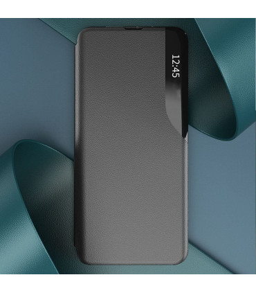 Etui Leather View Czarny Samsung Galaxy A05s – Luksusowa Ochrona!