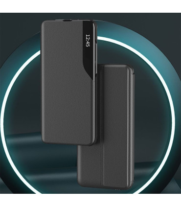 Etui Leather View Czarny Samsung Galaxy A05s – Luksusowa Ochrona!