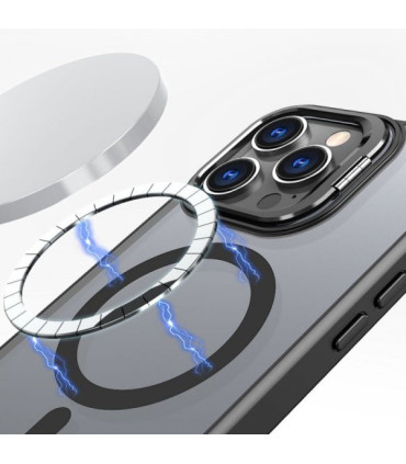 Etui MagStand Czarny iPhone 16 Pro Max – Funkcjonalność i Styl