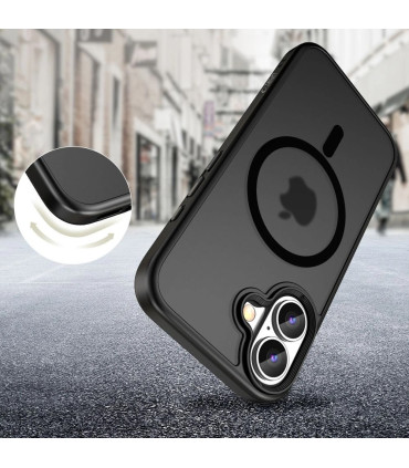 Etui MagSlim Czarny iPhone 16 – Smukła Ochrona i Elegancja