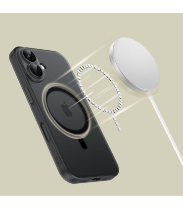 Etui MagSlim Czarny iPhone 16 – Smukła Ochrona i Elegancja