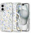 Etui MagMood kwiatowy | iPhone 16