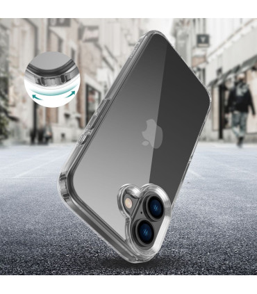 Etui FlexAir Przezroczyste iPhone 16 – Lekka i Smukła Ochrona