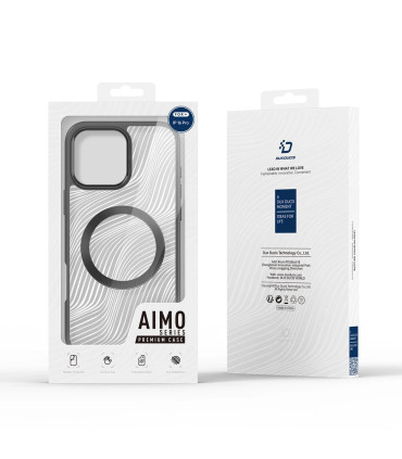Etui Aimo Mag czarny iPhone 16 Pro elegancja i funkcjonalność