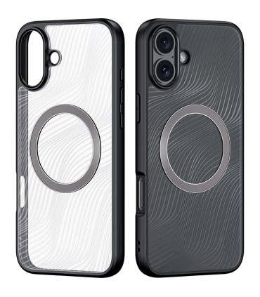 Etui Aimo Mag czarny iPhone 16 elegancja i ochrona