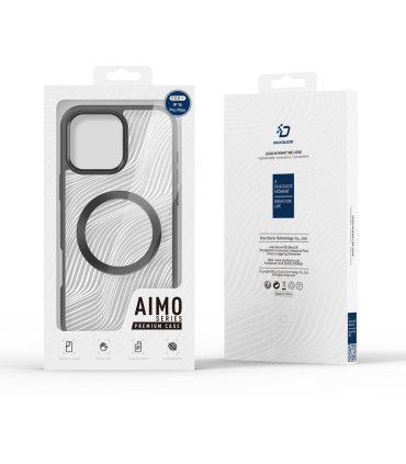 Etui Aimo Mag czarny iPhone 16 Pro Max elegancja i ochrona