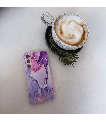 Etui Icon Różowo-Fioletowe Samsung Galaxy A55 – Wyjątkowy Styl i Ochrona