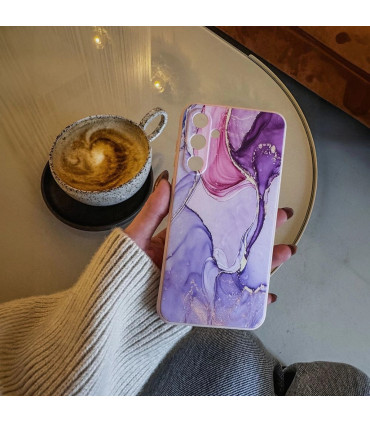 Etui Icon Różowo-Fioletowe Samsung Galaxy A55 – Wyjątkowy Styl i Ochrona