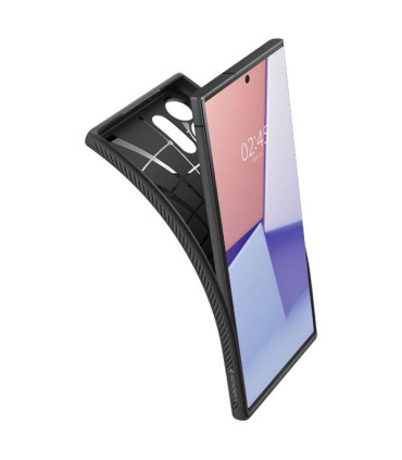 Etui Liquid Air czarne Samsung S23 Ultra – Smukła Ochrona