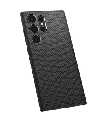 Etui Liquid Air czarne Samsung S23 Ultra – Smukła Ochrona