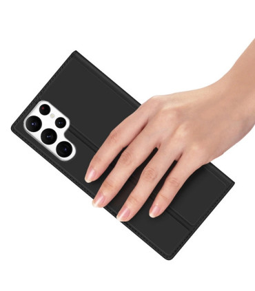 Etui Skin Pro Czarny Samsung Galaxy S23 Ultra – Elegancja i Ochrona!