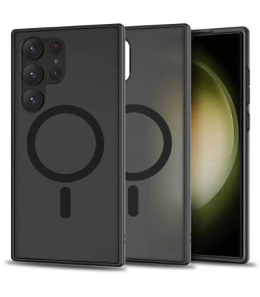 Etui MagSafe Półprzezroczysty Samsung Galaxy S23 Ultra – Magnetyczna Ochrona