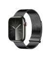 Pasek Milanese Pro Czarny | Apple Watch 42/44/45/49 mm