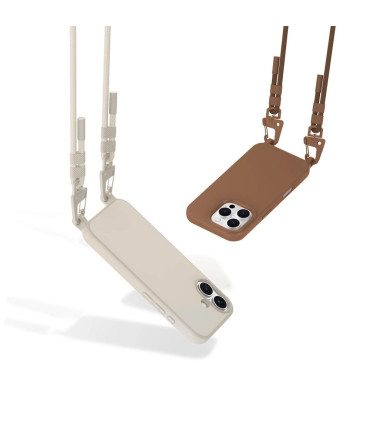 Etui MagNecklace Beżowy iPhone 16 Pro – Styl i Funkcjonalność