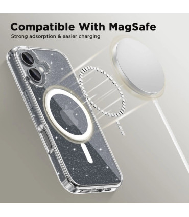 Etui FlexAir Hybrid Przezroczysty iPhone 16 Pro – Lekka i Wytrzymała Ochrona