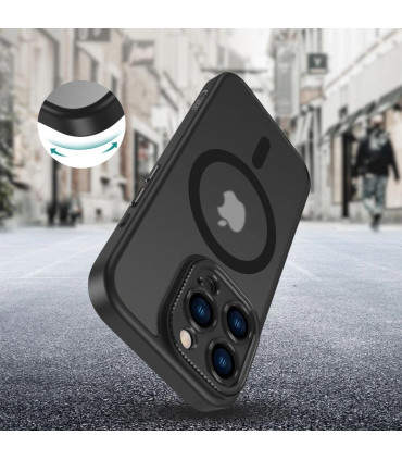 Etui MagCam Czarny iPhone 16 Pro – Ochrona i Styl