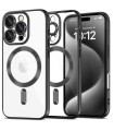 Etui MagFlex przezroczysty/czarny  | iPhone 16 Pro