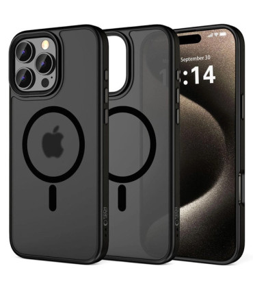 Etui MagMat Czarny iPhone 16 Pro – Matowa Elegancja i Ochrona