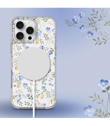 Etui MagMood Kwiaty iPhone 16 Pro – Stylowy Akcent i Ochrona