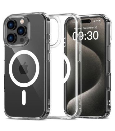 Etui FlexAir Hybrid Przezroczysty iPhone 16 Pro – Lekka i Wytrzymała Ochrona