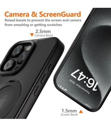 Etui MagRing Czarny iPhone 16 Pro Max – Stylowa Ochrona