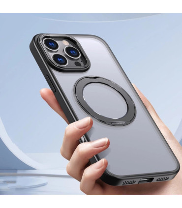 Etui MagRing Czarny iPhone 16 Pro Max – Stylowa Ochrona