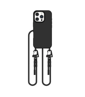 Etui MagNecklace Czarny iPhone 16 Pro Max – Styl i Wygoda
