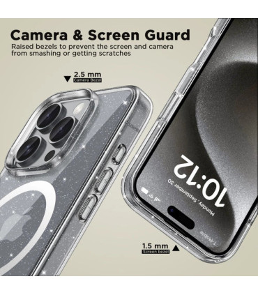 Etui FlexAir Hybrid Przezroczysty iPhone 16 Pro Max – Smukła i Wytrzymała Ochrona