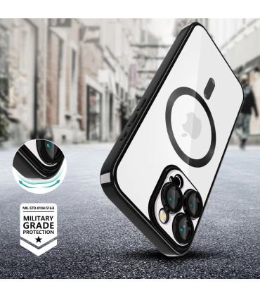 Etui MagFlex Czarny iPhone 16 Pro Max – Smukła Ochrona i Funkcjonalność