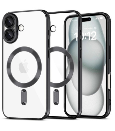 Etui MagFlex Czarny iPhone 16 – Smukła Ochrona i Elegancja