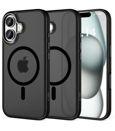 Etui MagEdge Czarny iPhone 16 – Stylowa i Trwała Ochrona