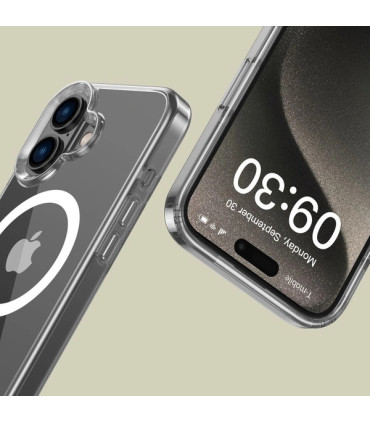 Etui FlexAir Hybrid Przezroczysty iPhone 16 – Smukła i Trwała Ochrona