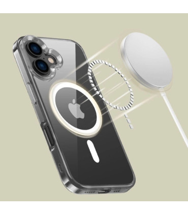 Etui FlexAir Hybrid Przezroczysty iPhone 16 – Smukła i Trwała Ochrona