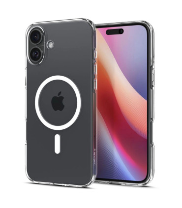 Etui Liquid Crystal Mag przezroczysty iPhone 16 lekkość i ochrona